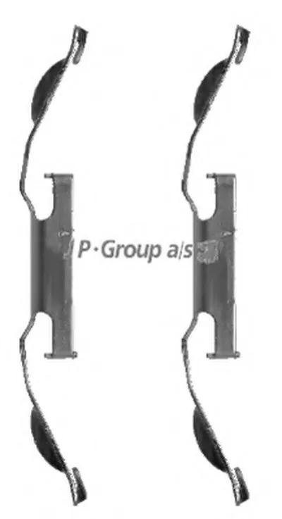 Комплектующие, колодки дискового тормоза QH JP GROUP купить