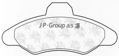 Комплект тормозных колодок, дисковый тормоз QH JP GROUP купить