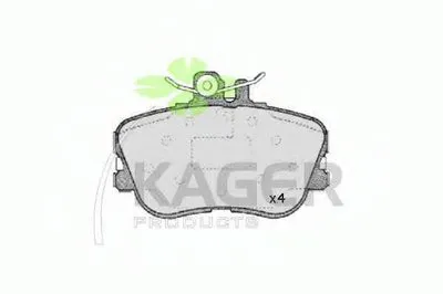 Комплект тормозных колодок, дисковый тормоз KAGER купить
