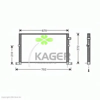 Конденсатор, кондиционер KAGER купить