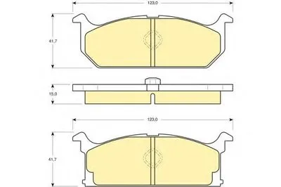 Комплект тормозных колодок, дисковый тормоз GIRLING купить