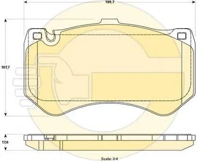 Комплект тормозных колодок, дисковый тормоз GIRLING купить