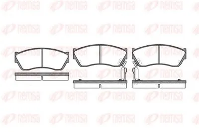 Комплект тормозных колодок, дисковый тормоз KAWE купить