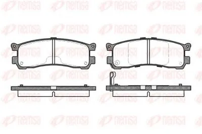 Комплект тормозных колодок, дисковый тормоз KAWE купить