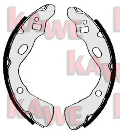 Комплект тормозных колодок KAWE купить