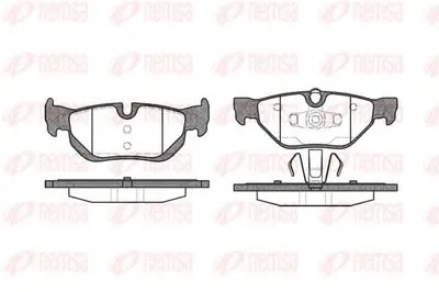 Комплект тормозных колодок, дисковый тормоз KAWE купить