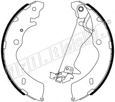 Комплект тормозных колодок fri.tech. купить