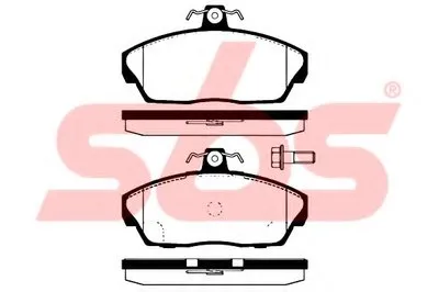 Комплект тормозных колодок, дисковый тормоз sbs купить