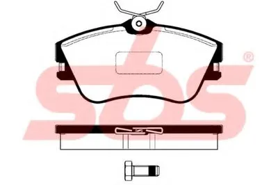 Комплект тормозных колодок, дисковый тормоз sbs купить