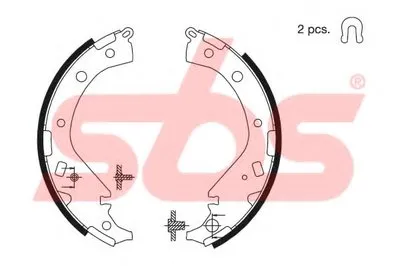 Комплект тормозных колодок sbs купить