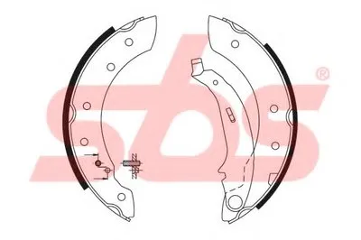 Комплект тормозных колодок sbs купить