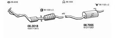 Система выпуска ОГ ASSO купить