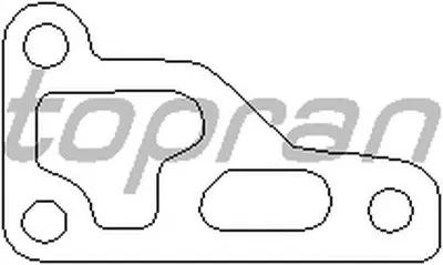 Прокладка, корпус маслянного фильтра TOPRAN купить