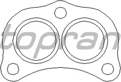 Прокладка, труба выхлопного газа TOPRAN купить