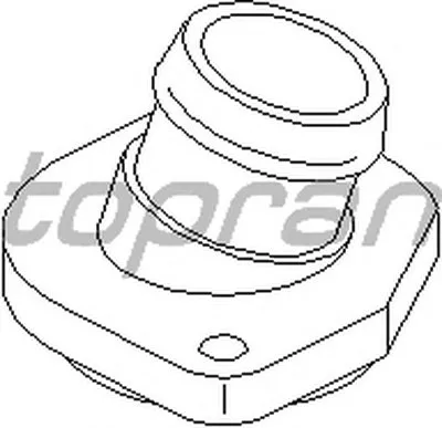 Фланец охлаждающей жидкости TOPRAN купить