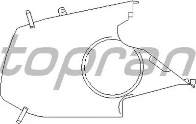 Кожух, зубчатый ремень TOPRAN купить