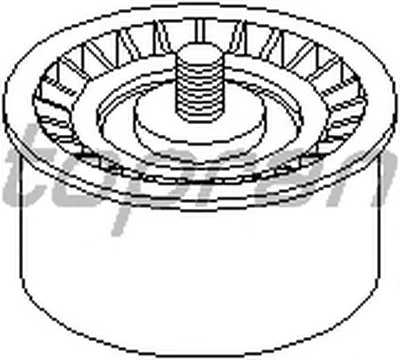 Паразитный / Ведущий ролик, зубчатый ремень TOPRAN купить