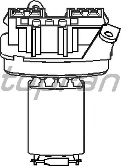 Сопротивление, вентилятор салона TOPRAN купить