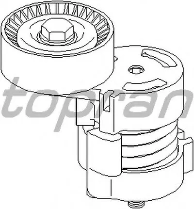 Натяжитель ремня, клиновой зубча TOPRAN купить