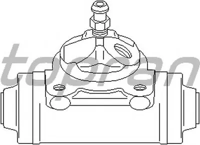 Колесный тормозной цилиндр TOPRAN купить