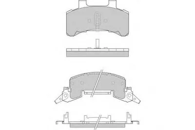 Комплект тормозных колодок, дисковый тормоз E.T.F. купить