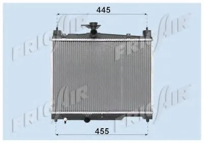 Радиатор, охлаждение двигателя FRIGAIR купить