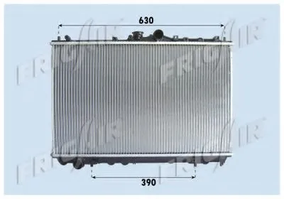 Радиатор, охлаждение двигателя FRIGAIR купить