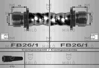 Тормозной шланг MALÒ купить