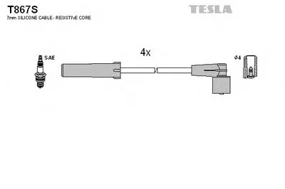 Комплект проводов зажигания TESLA купить