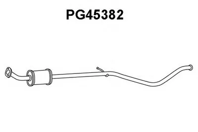 Средний глушитель выхлопных газов VENEPORTE купить