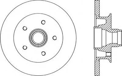 Тормозной диск RADIANCE OPEN PARTS купить