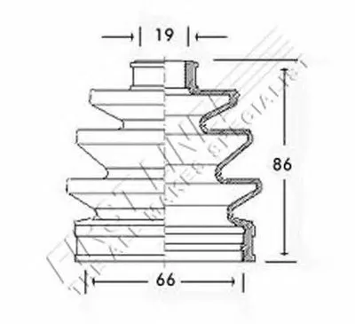 Пыльник, приводной вал FIRST LINE купить