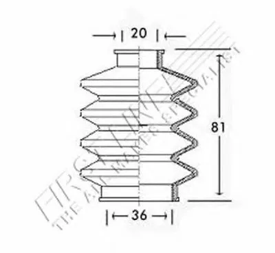 Пыльник, приводной вал FIRST LINE купить