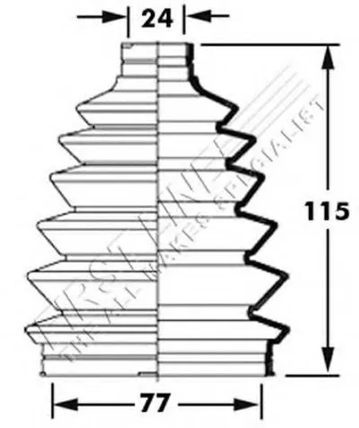 Пыльник, приводной вал FIRST LINE купить