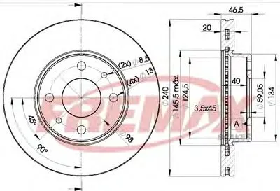 Тормозной диск Premium Carbon + FREMAX купить