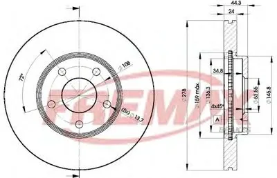 Тормозной диск Premium Carbon + FREMAX купить