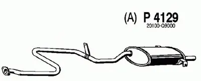 Глушитель выхлопных газов конечный FENNO купить
