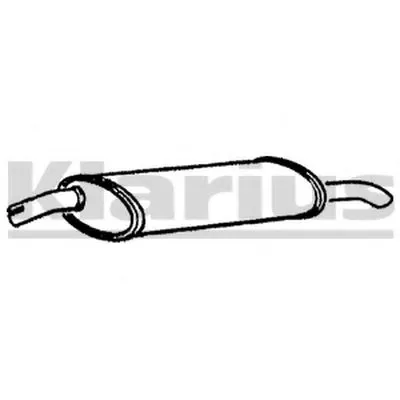 Глушитель выхлопных газов конечный KLARIUS купить