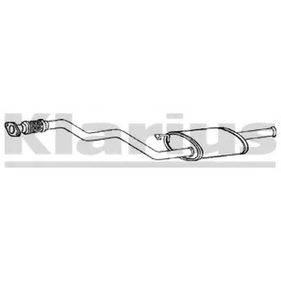 Средний глушитель выхлопных газов KLARIUS купить