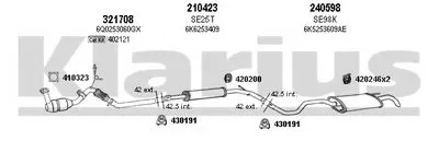 Система выпуска ОГ KLARIUS купить