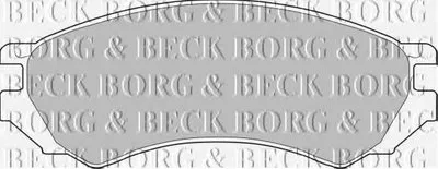 Комплект тормозных колодок, дисковый тормоз BORG & BECK купить