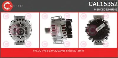 Генератор GENUINE SERIES CASCO купить