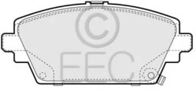 Комплект тормозных колодок, дисковый тормоз EEC купить