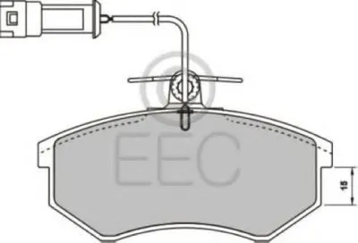 Комплект тормозных колодок, дисковый тормоз EEC купить