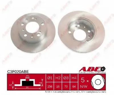 Тормозной диск ABE купить