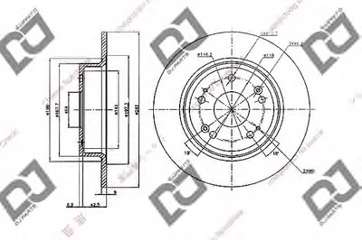 Тормозной диск DJ PARTS купить