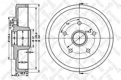 Тормозной барабан STELLOX купить