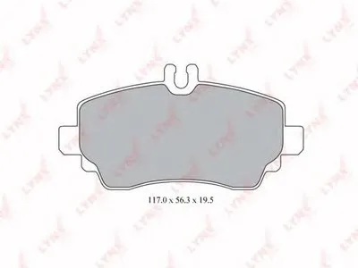 Комплект тормозных колодок, дисковый тормоз LYNXauto купить