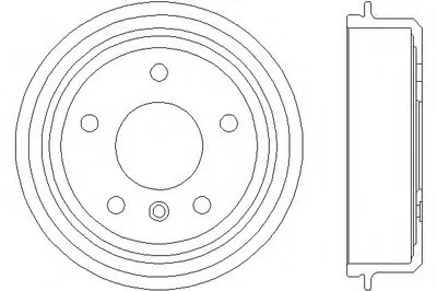 Тормозной барабан HELLA PAGID купить