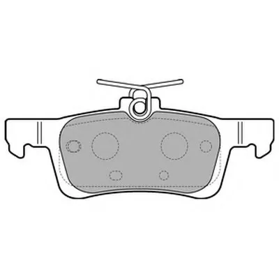 Комплект тормозных колодок, дисковый тормоз DELPHI купить